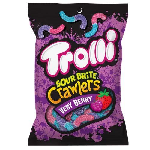 Trolli Sour Brite Crawlers Very Berry 5oz 12 Pack