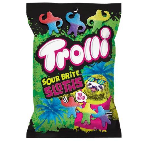 Trolli Sour Brite Sloths 4.25oz 12 Pack