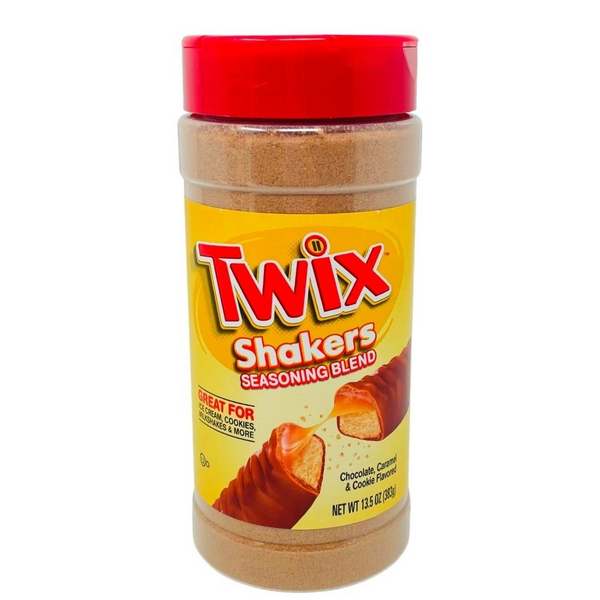 twix shakers seasoning blend dusting sugar chocolate caramel cookie bar flavoured dessert topper 12 pack candy wholesale iwholesalecandy.ca