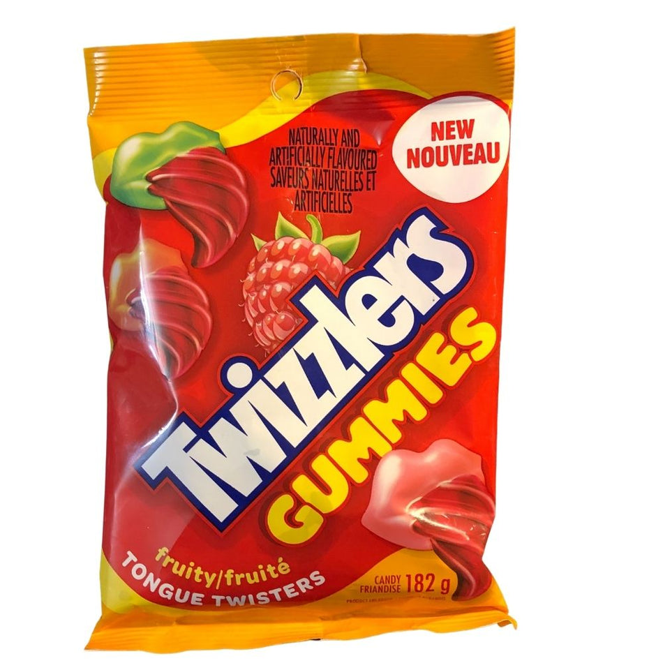 Twizzlers Gummies Fruity Tongue Twisters 182g - 10 Pack