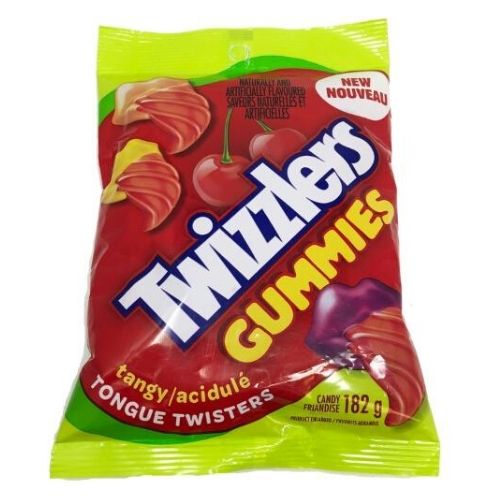 Twizzlers Gummies Tangy Tongue Twisters-12 CT