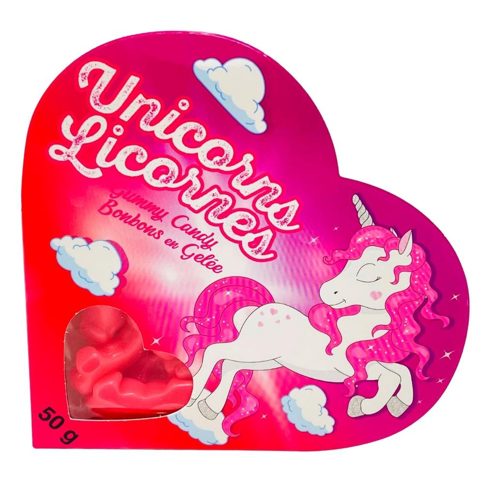 Unicorn Gummies Valentine 50g - 24 Pack