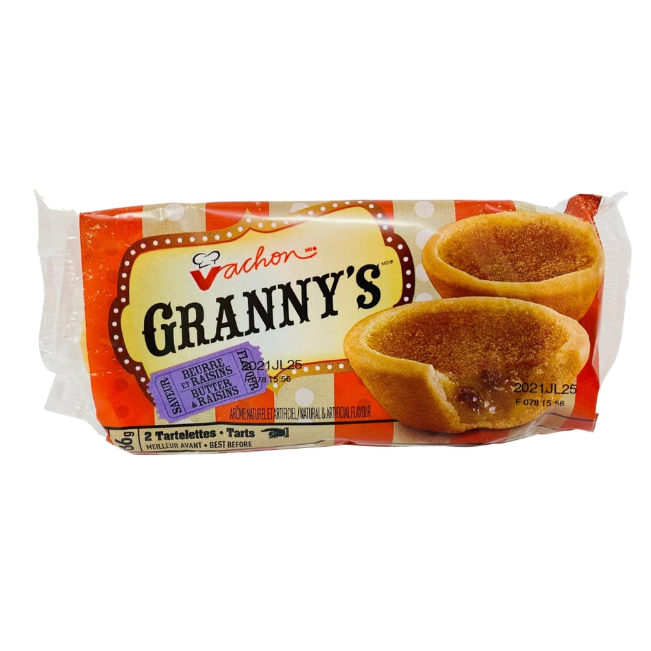 Granny's Butter & Raisins Tarts 86g - 16 Pack