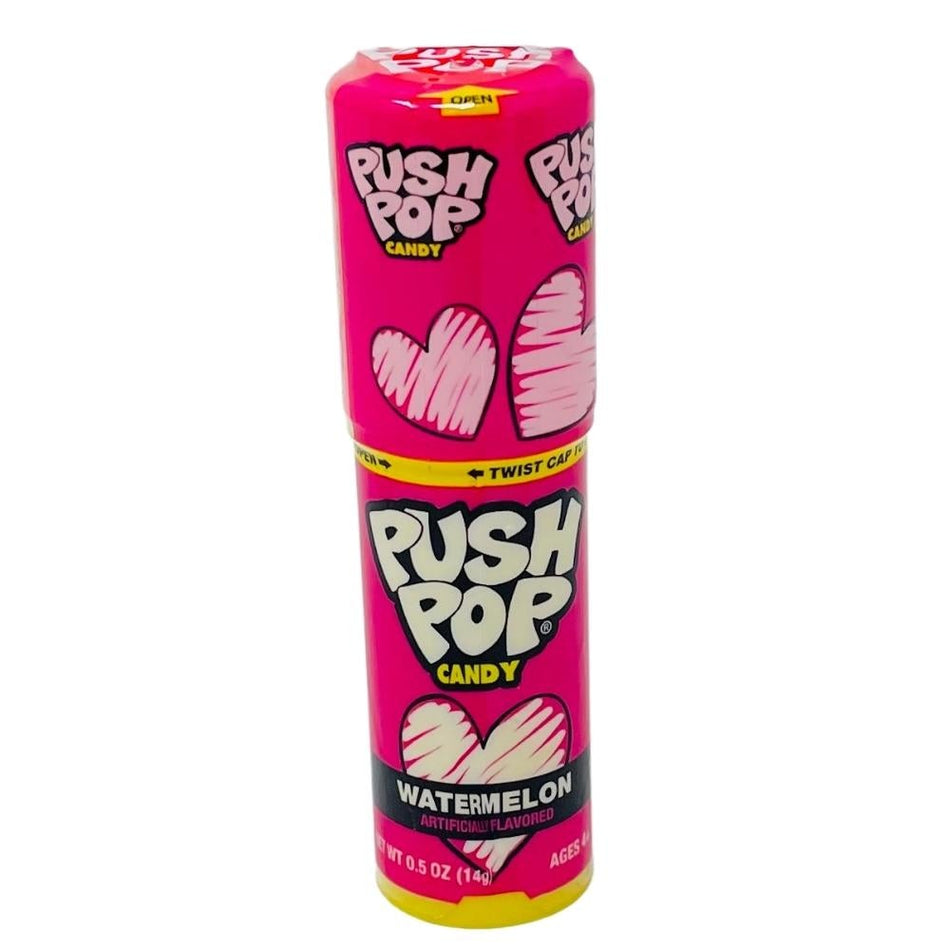 Valentine's Day Push Pop 0.5oz - 24 Pack - Bazooka Joe