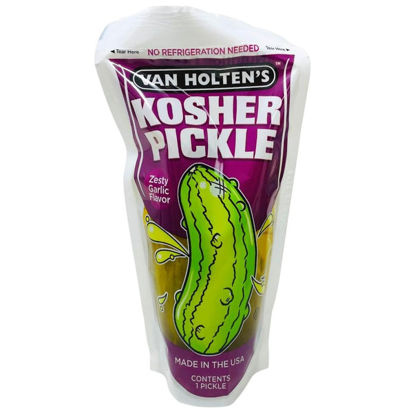 Van Holten's Jumbo Kosher Pickle 196g - 12 Pack
