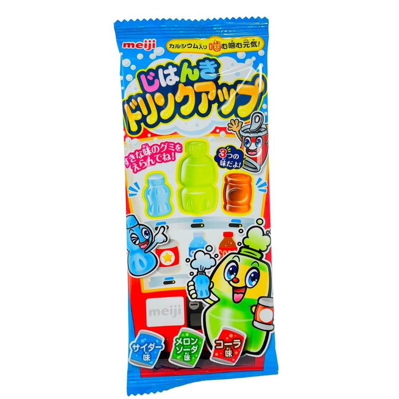 Meiji Jihanki Vending Machine Soda Gummies 22g (Japan) - 12 Pack