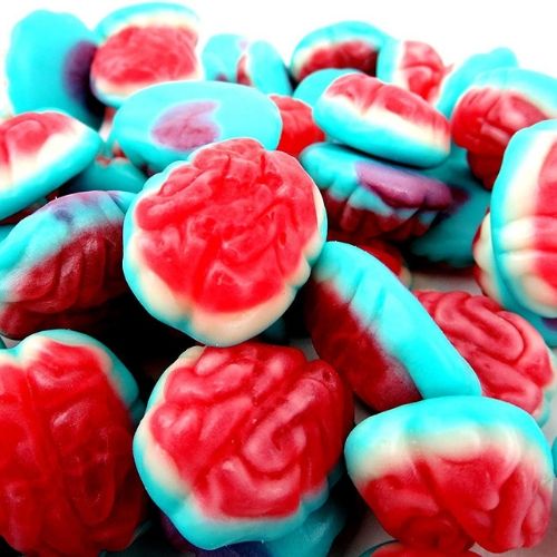 Vidal Gummi Brains Jelly Filled Gummy Candy-1 kg
