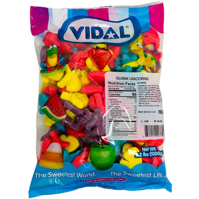 Vidal Gummi Unicorns 2.2lb - 1 Bag