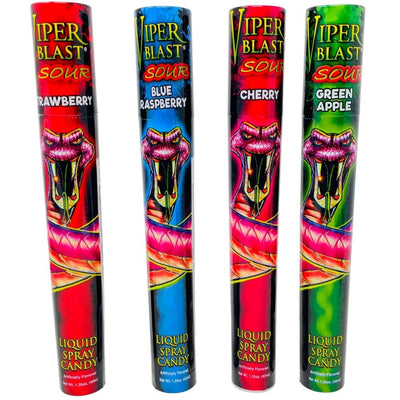 Viper Blast Sour Liquid Spray Candy  1.35oz - 24 Pack