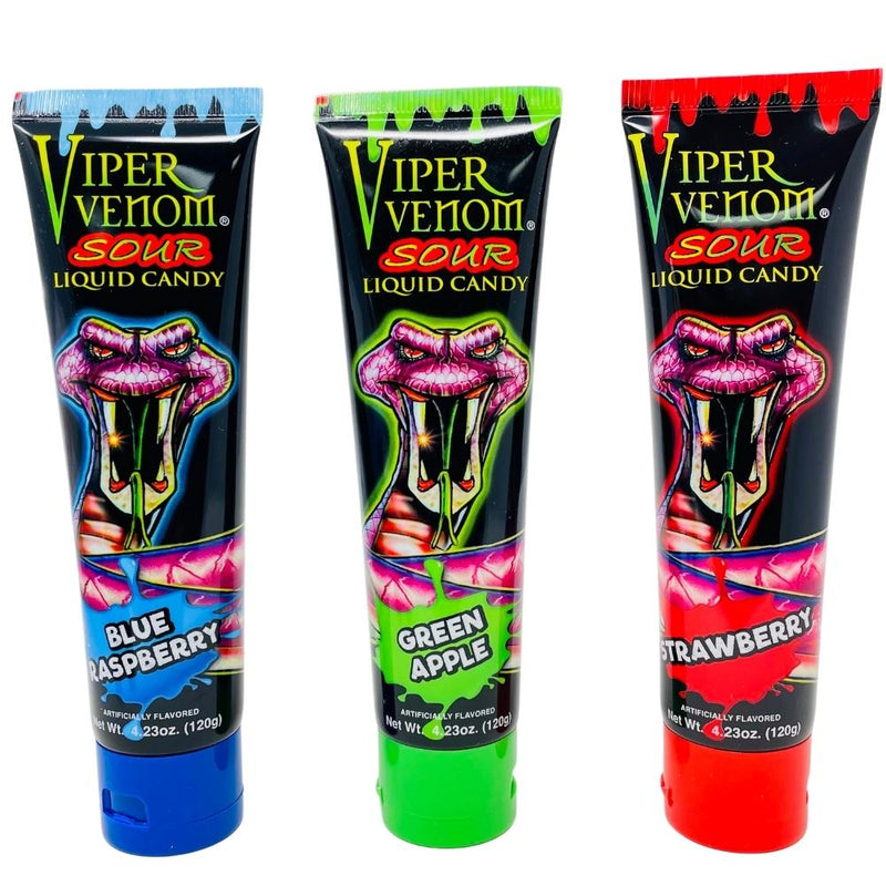 Viper Venom Sour Liquid Squeeze Candy  4.23oz - 12 Pack