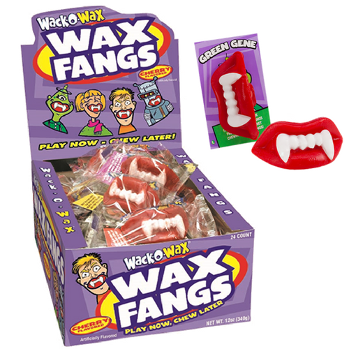 Wack-O-Wax Wax Fangs Retro Candy