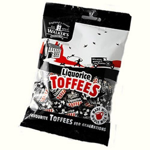 Walker's Liquorice Toffees Bags - 12 Pack