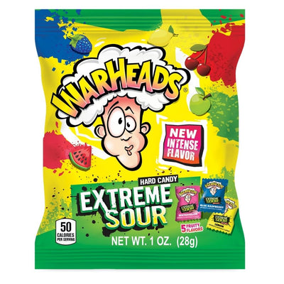 Warheads Extreme Sour Hard Candy Assorted 1oz - 12 Pack