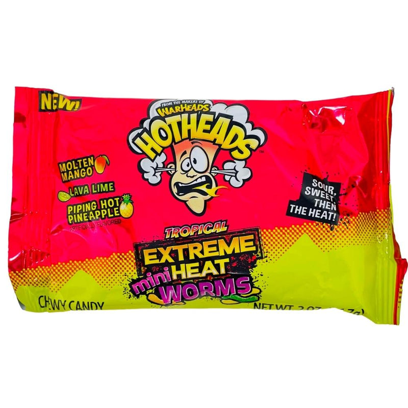 Warheads Hotheads Tropical Extreme Heat 2oz - 15 Pack