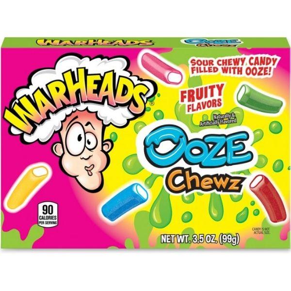 Warheads Ooze Chewz Theater Box 3.5oz - 12 Pack
