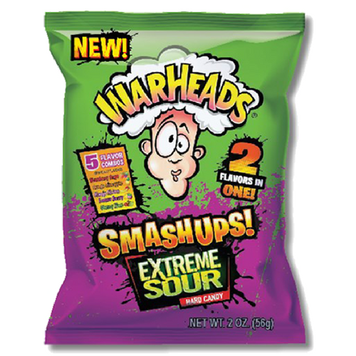 WarHeads Smashups Extreme Sour Hard Candy - 12 Pack