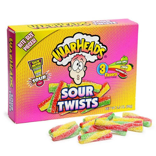 WarHeads Sour Twists Theater Box Wholesale Candy
