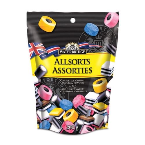 Waterbridge English Liquorice Allsorts - British Candy  - Licorice Allsorts