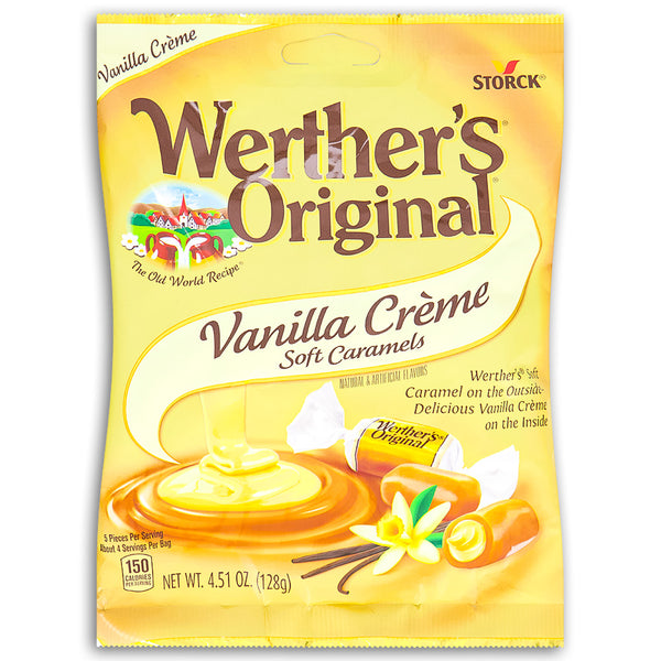 Werther's Vanilla Soft Eclairs Caramels - 12 Pack