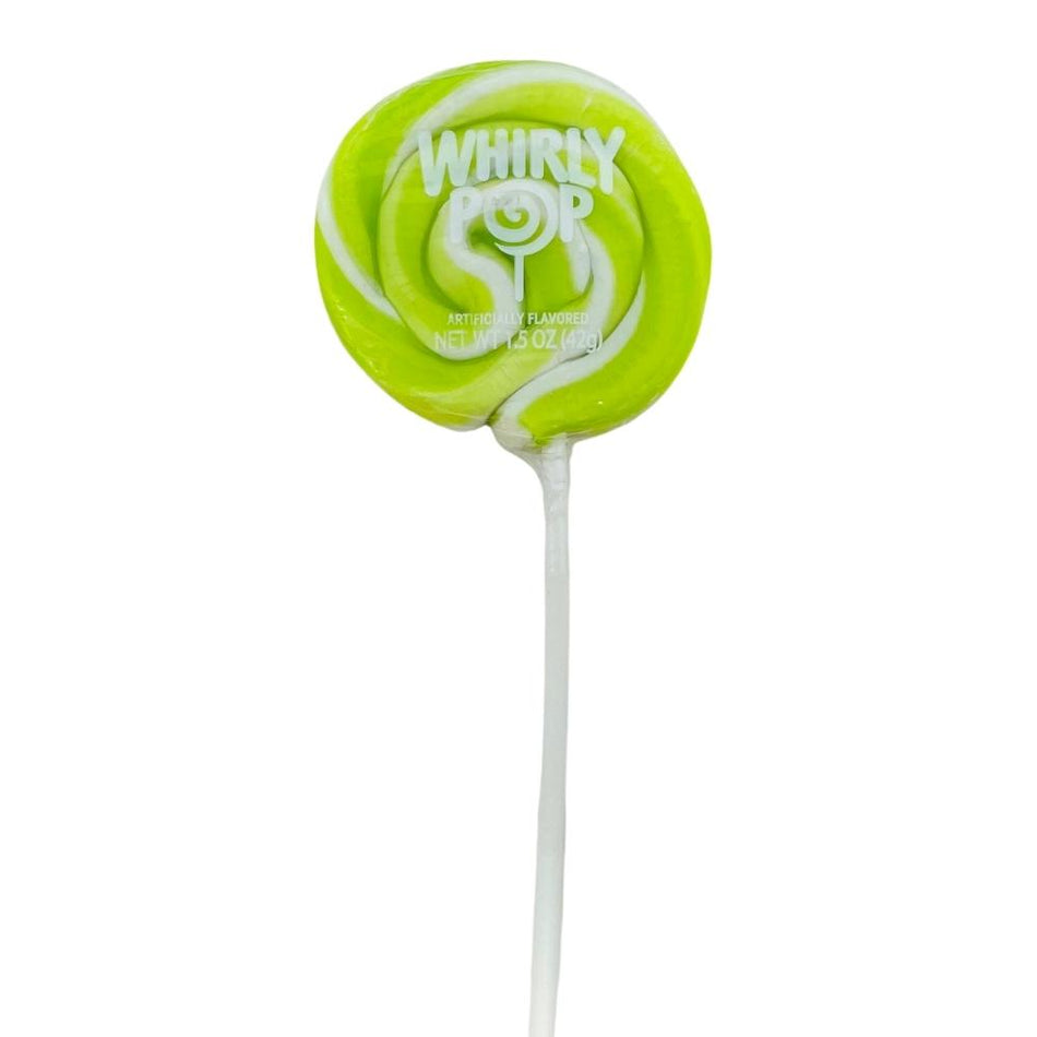 Whirly Pop Bright Green & White 1.5oz - 24 Pack