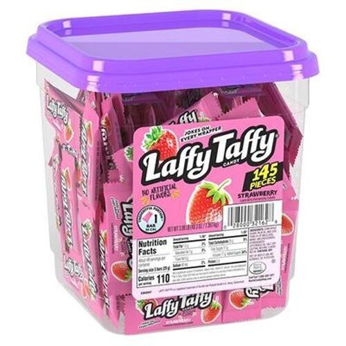 Wonka Laffy Taffy Strawberry-145 CT Tub