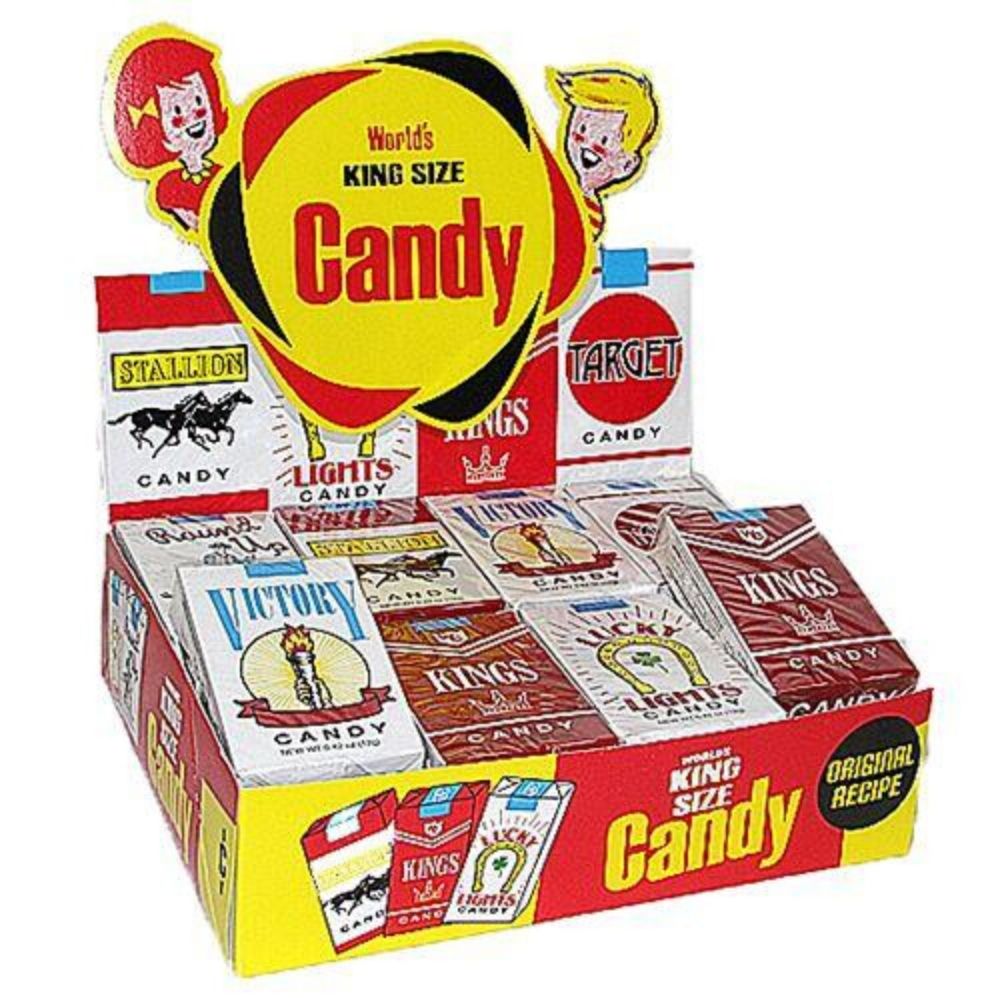 World's Candy Cigarettes Retro Candies-24 CT