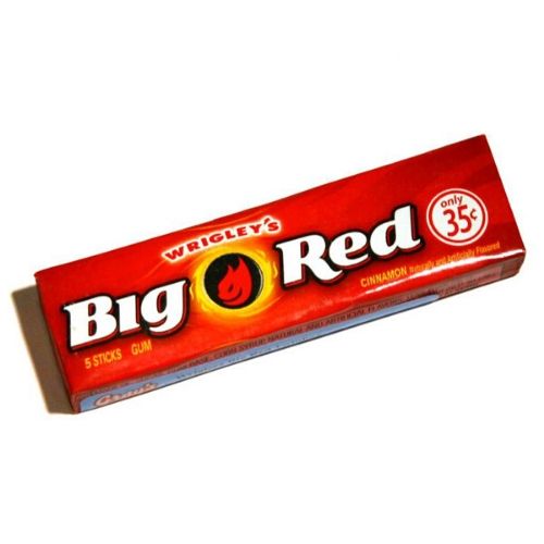 Wrigley's Big Red Stick Gum 5 Stick Packs