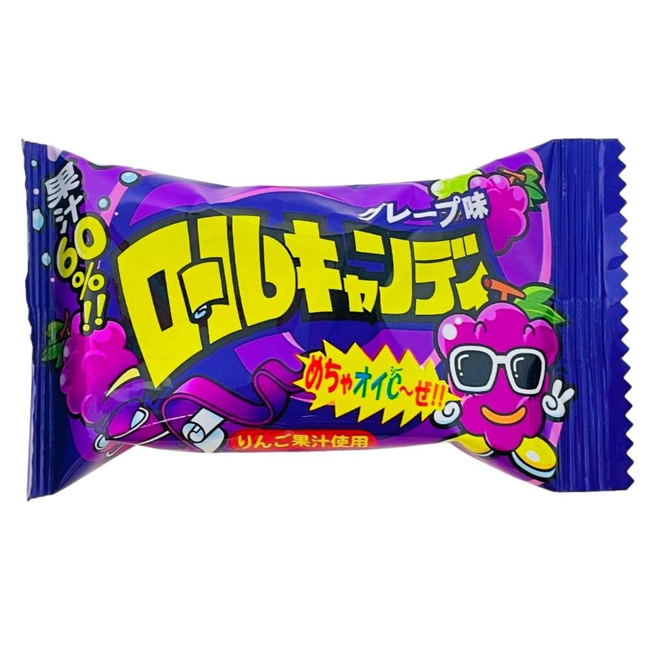 Yaokin Grape Roll Candy (Japan) - 24 Pack