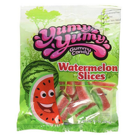 Yumy Yumy Watermelon Slices Gummy Candy-Halal Candy