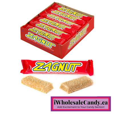 Zagnut American Candy Bar iWholesaleCandy.ca