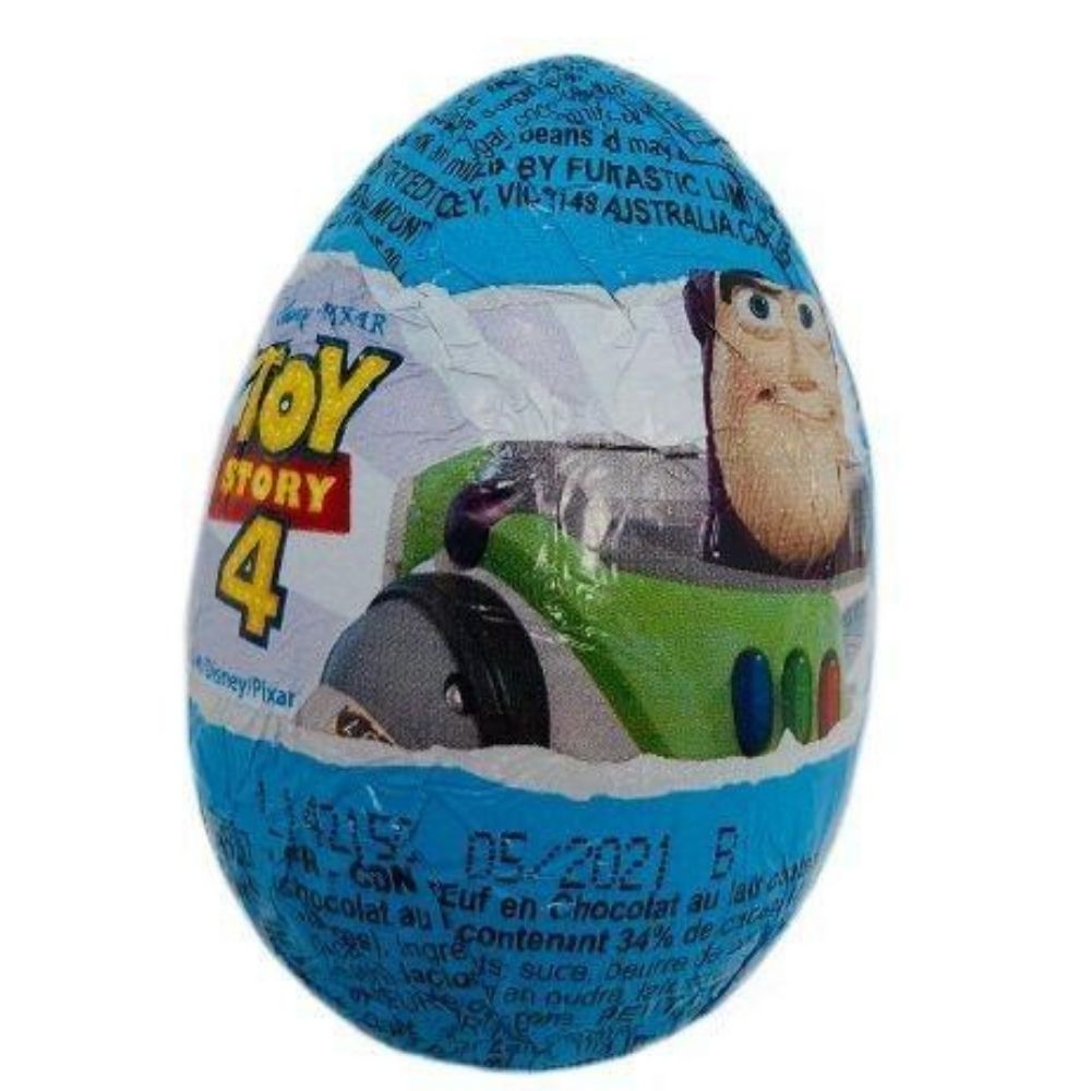 Zaini Toy Story 4 Chocolate Surprise Eggs 20g - 24CT Wholesale Candy Canada