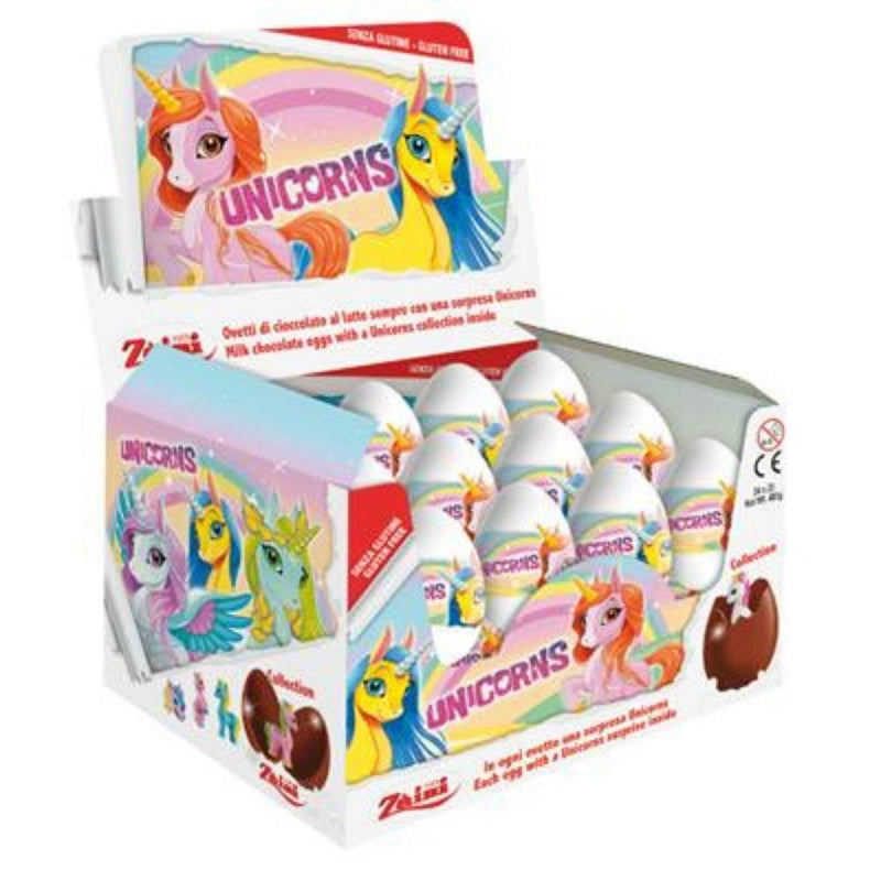 Zaini Unicorn Chocolate Surprise Eggs 20g - 24CT